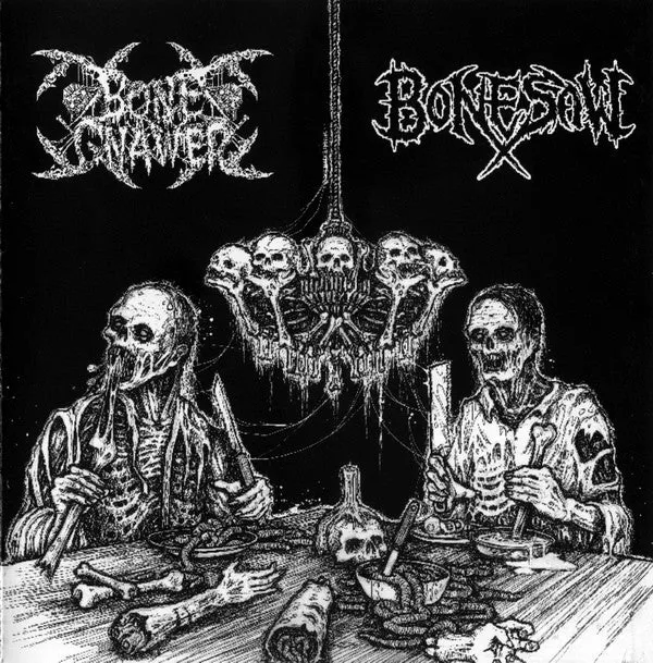 BONESAW / BONE GNAWER Split MCD death