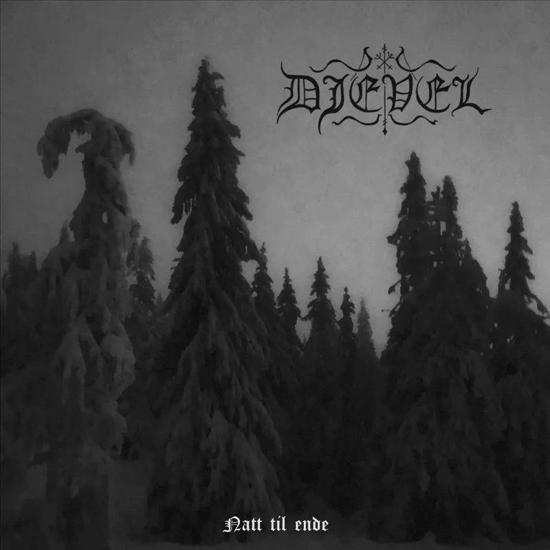 Djevel Natt Til Ende LP grå vinyl black metal