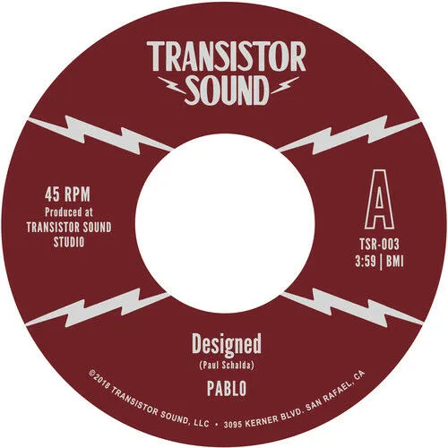 Transistor Sound Pablo Designed 7" vinylsingel