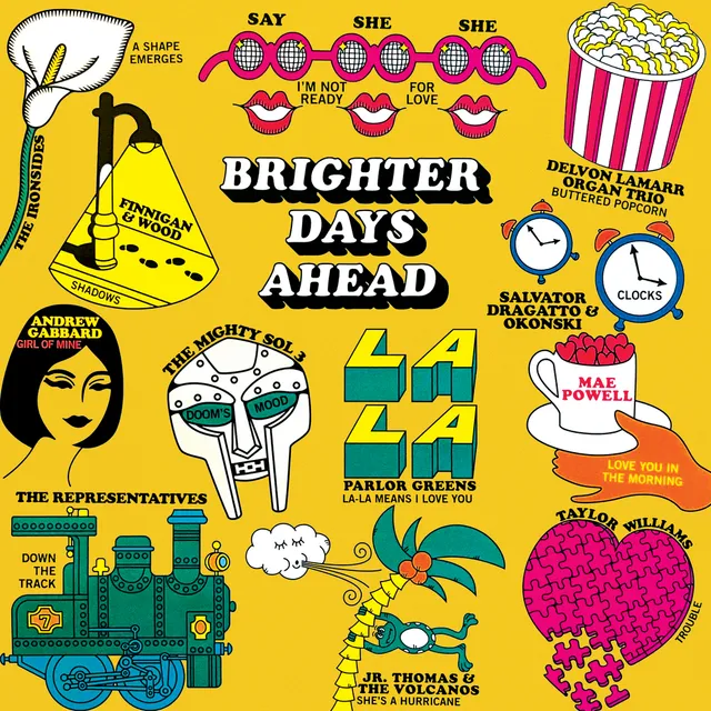 Colemine Brighter Days Ahead Vol.2 vinyl LP blå funk soul