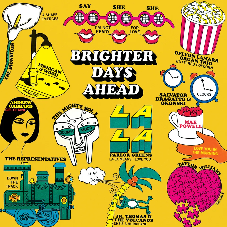 Colemine Brighter Days Ahead Vol.2 vinyl LP blå funk soul