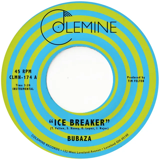 Bubaza Ice Breaker 7-tommer oransje vinyl funk