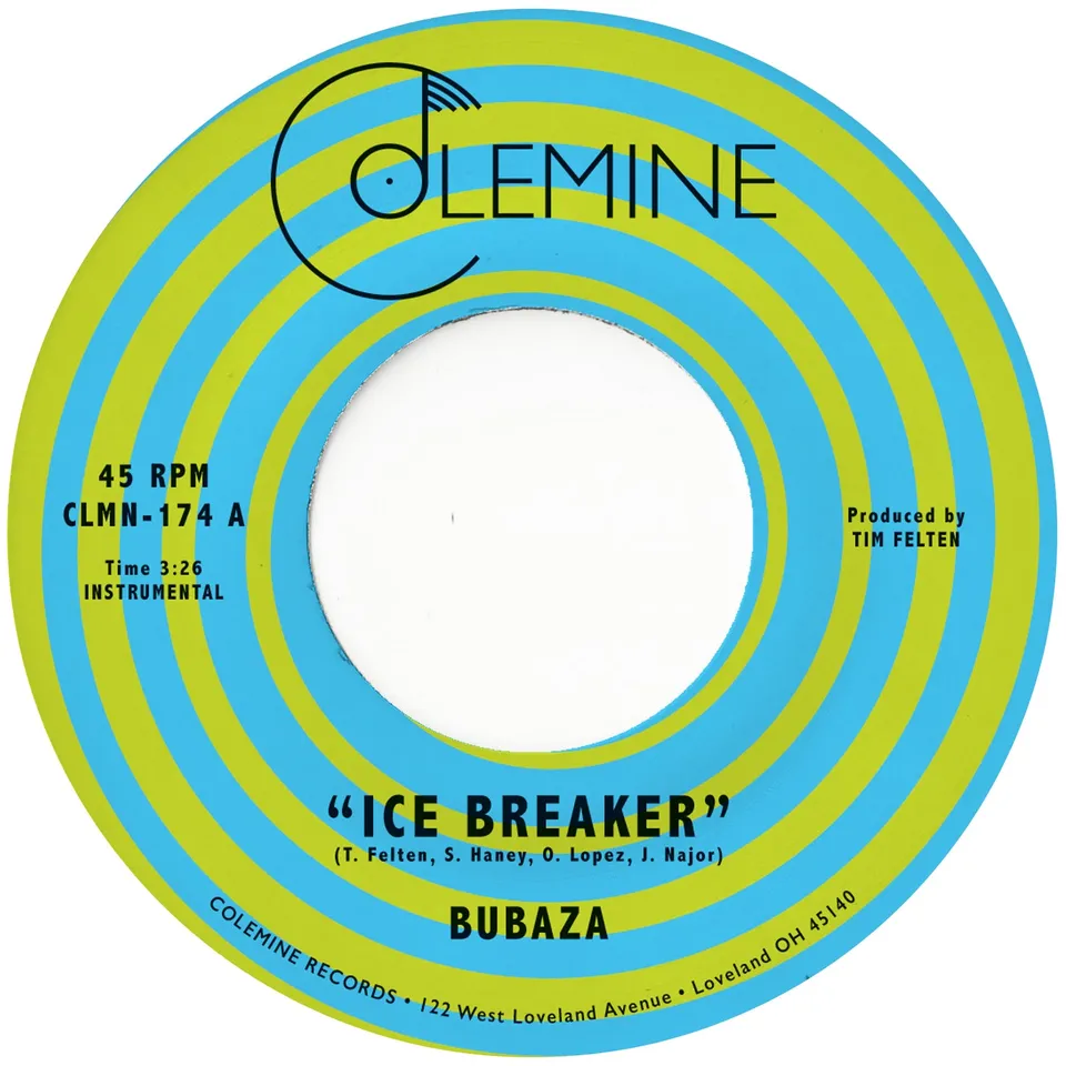 Bubaza Ice Breaker 7-tommer oransje vinyl funk