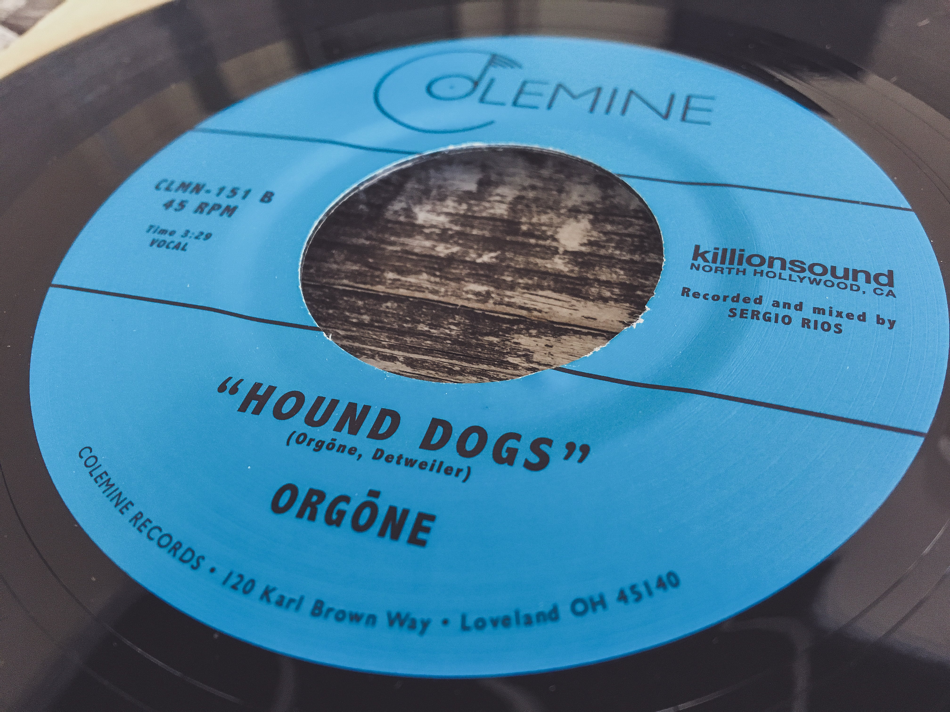 Orgone Big Day vinylsingel 7-tommer svart funk