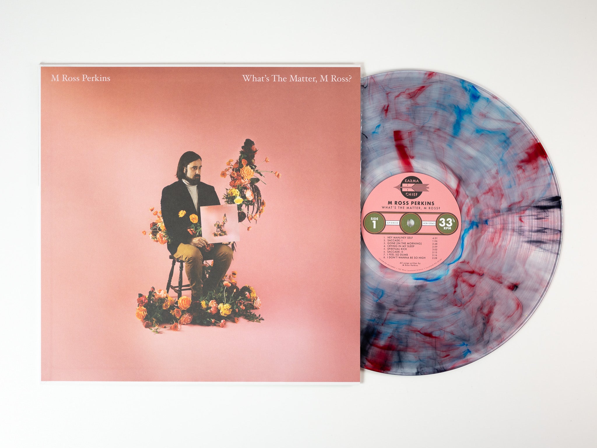 M Ross Perkins What's the Matter vinyl LP bouquet swirl psych