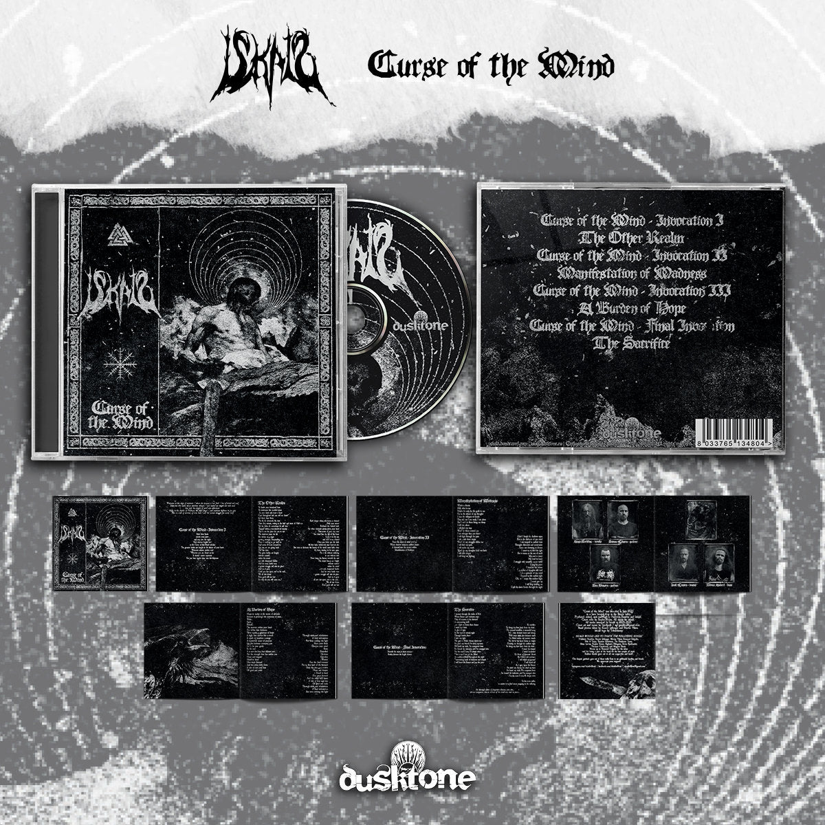 Iskald Curse Of The Mind CD melodic black metal