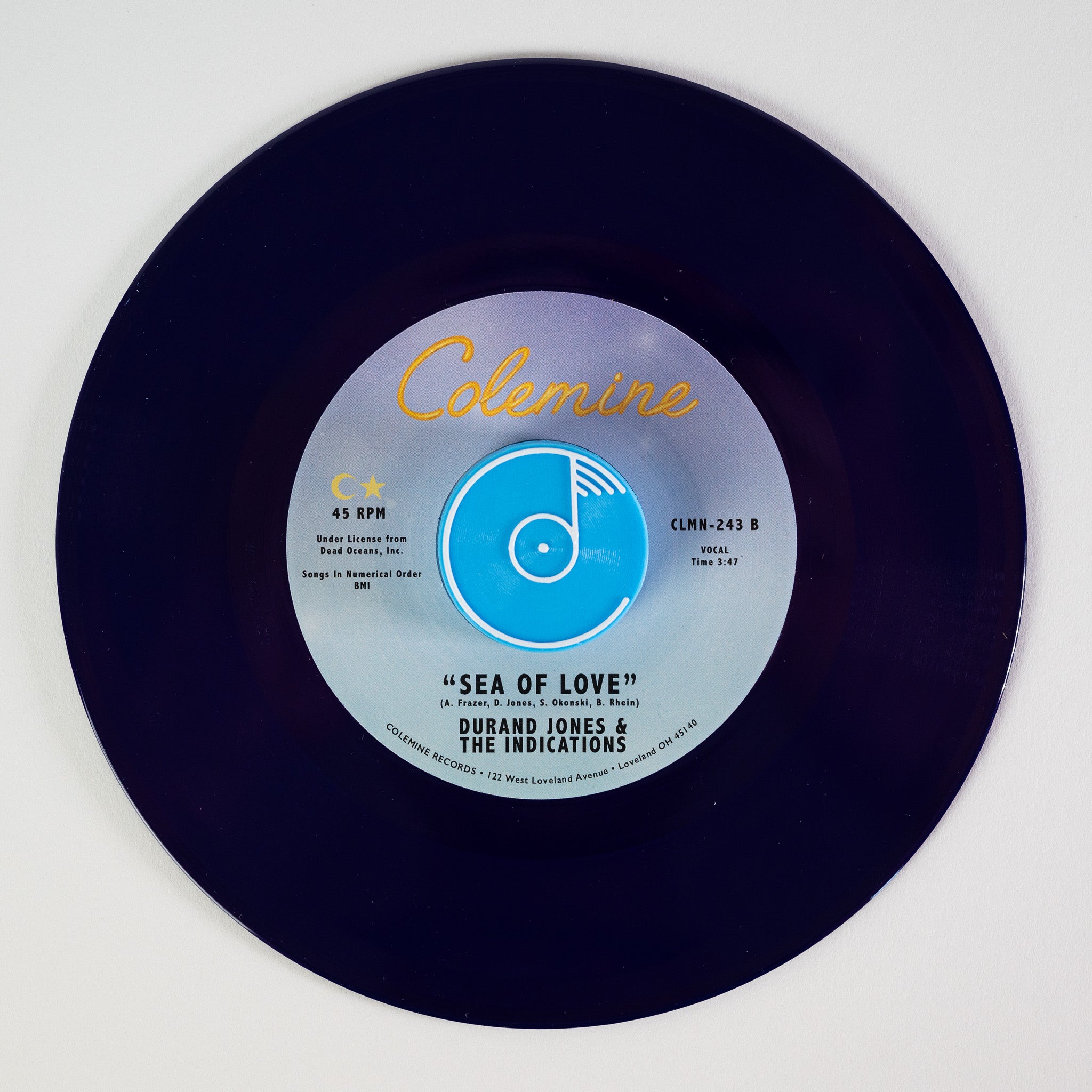 Colemine Durand Jones Private Space Sea Of Love 7-tommer svart soul
