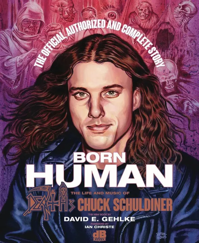Decibel Books Born Human Chuck Schuldiner bok nytrykk 2026