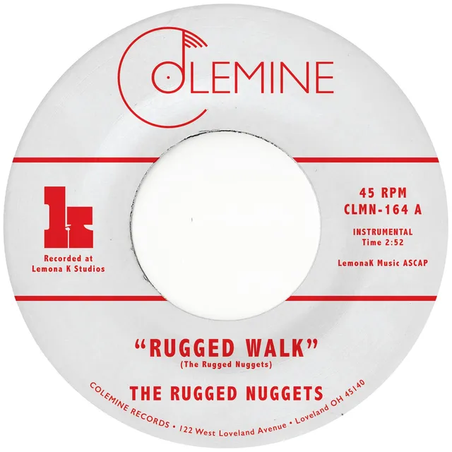The Rugged Nuggets Rugged Walk 7-tommer rød vinyl soul