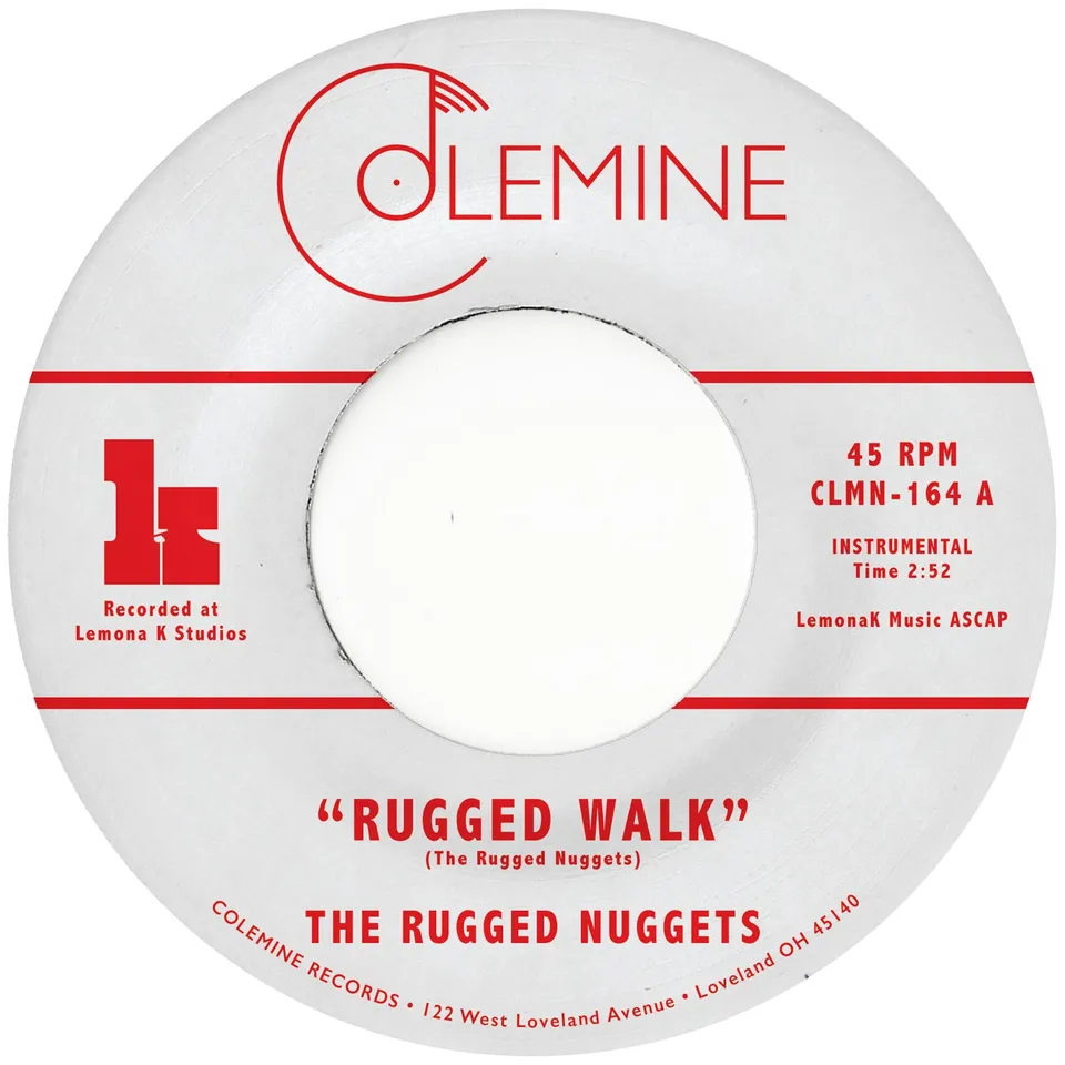 The Rugged Nuggets Rugged Walk 7-tommer rød vinyl soul