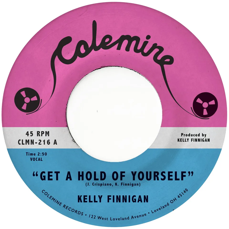 Kelly Finnigan Get A Hold Of Yourself 7" vinylsingel grå vinyl