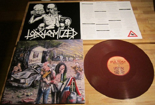 Lobotomized Norwegian Trash LP brun vinyl trash metal