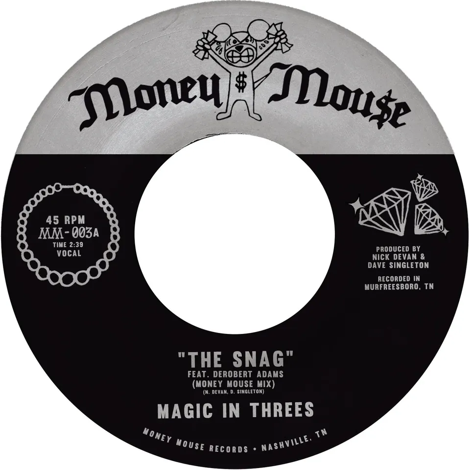 Money Mouse Magic In Threes The Snag 7-tommer svart funk