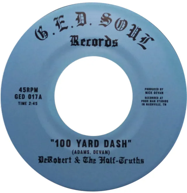 DeRobert Half-Truths 100 Yard Dash 7-tommer rød funk