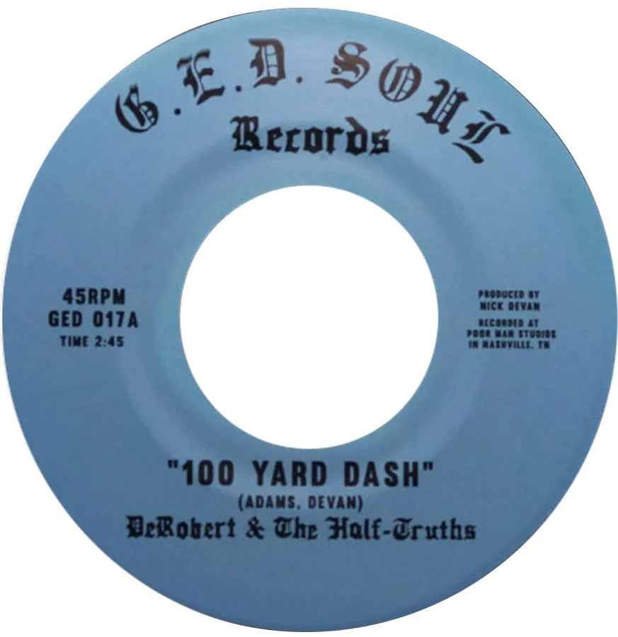 DeRobert Half-Truths 100 Yard Dash 7-tommer rød funk