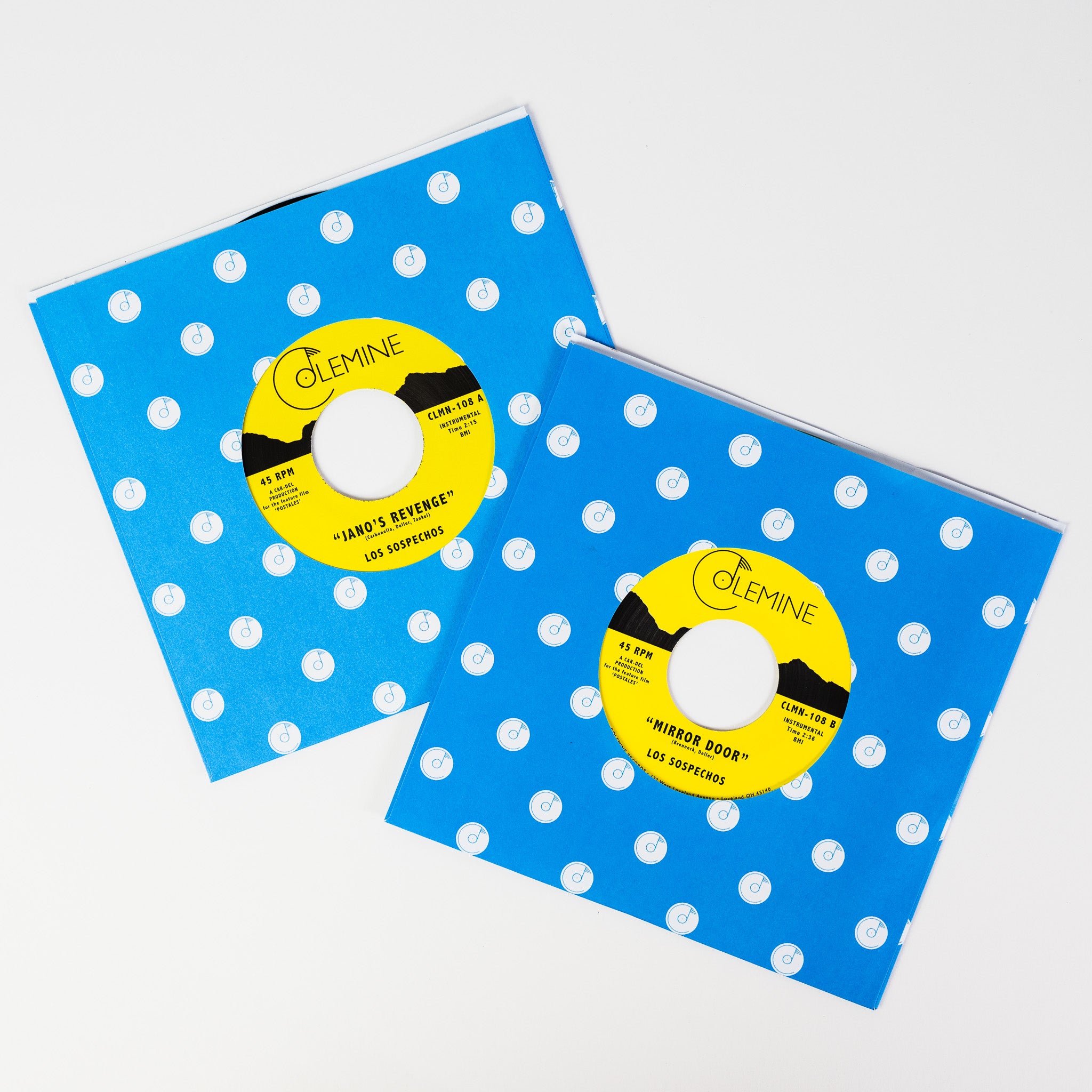 Los Sospechos Jano's Revenge CLMN-108 7" singel vinyl