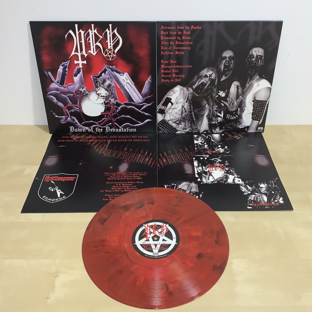 Urn Dawn Of Devastation LP rød vinyl black metal