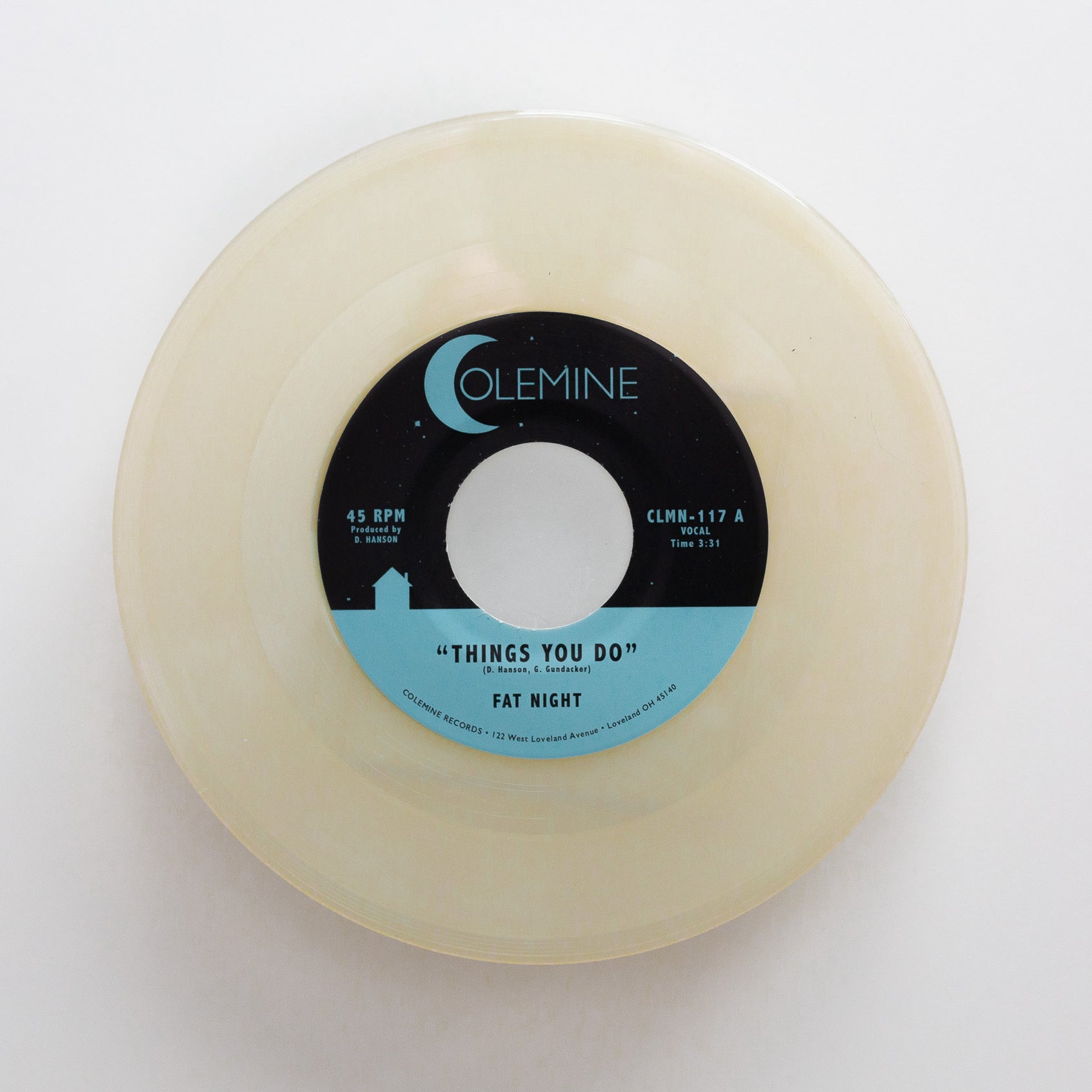 Colemine Fat Night Things You Do 7" singel svart soul