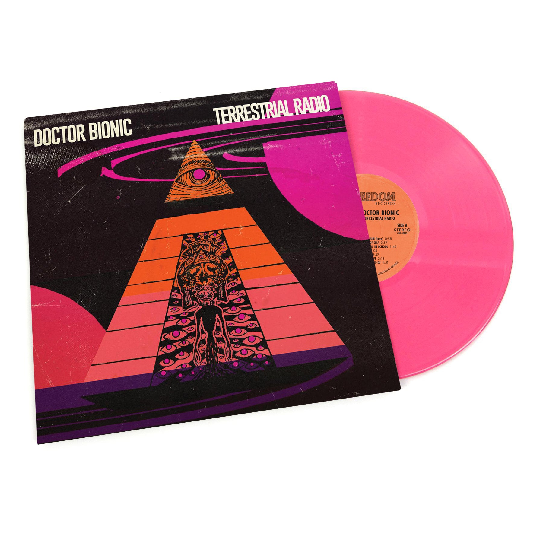 Doctor Bionic Terrestrial Radio LP rosa vinyl instrumental