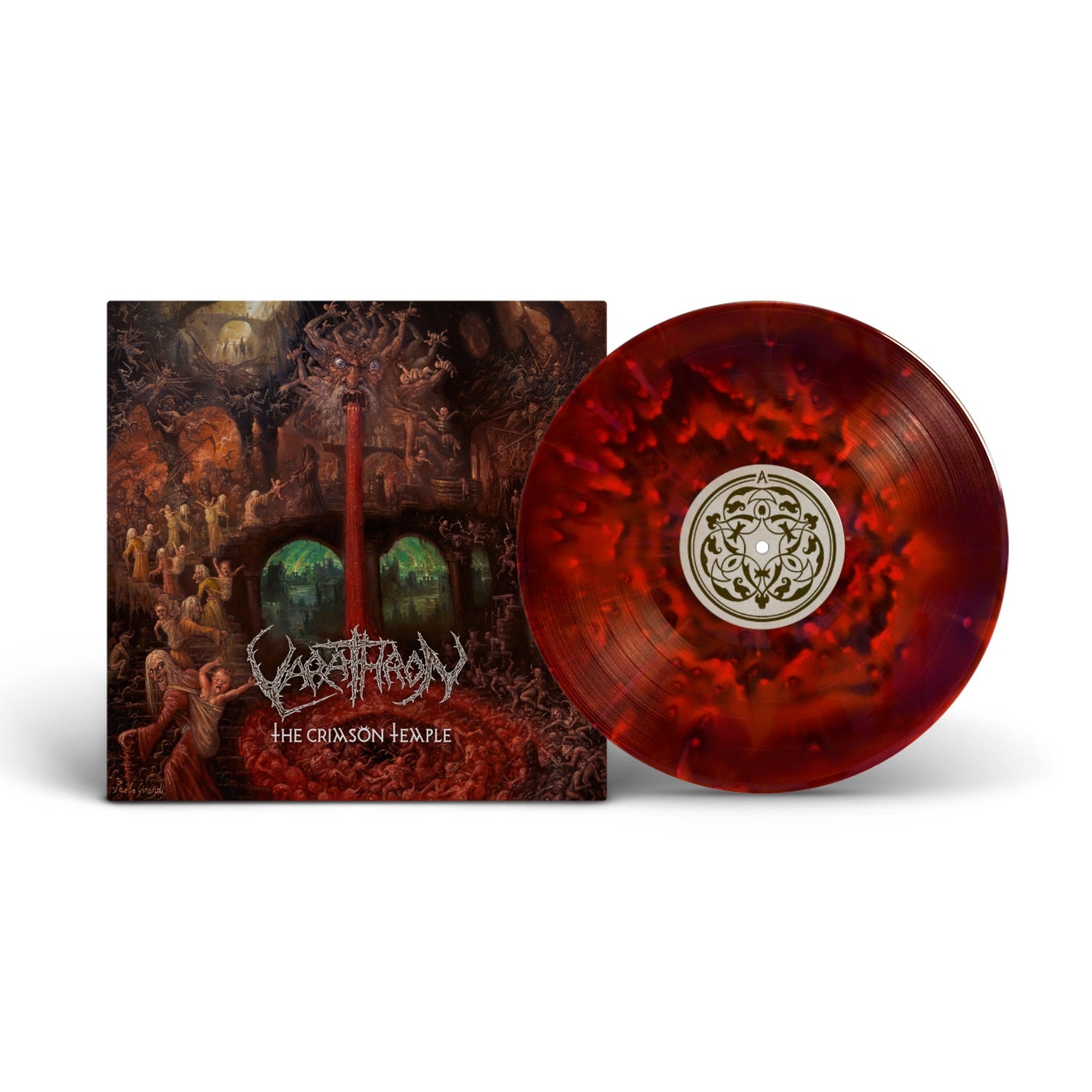 Varathron The Crimson Temple LP rød vinyl
