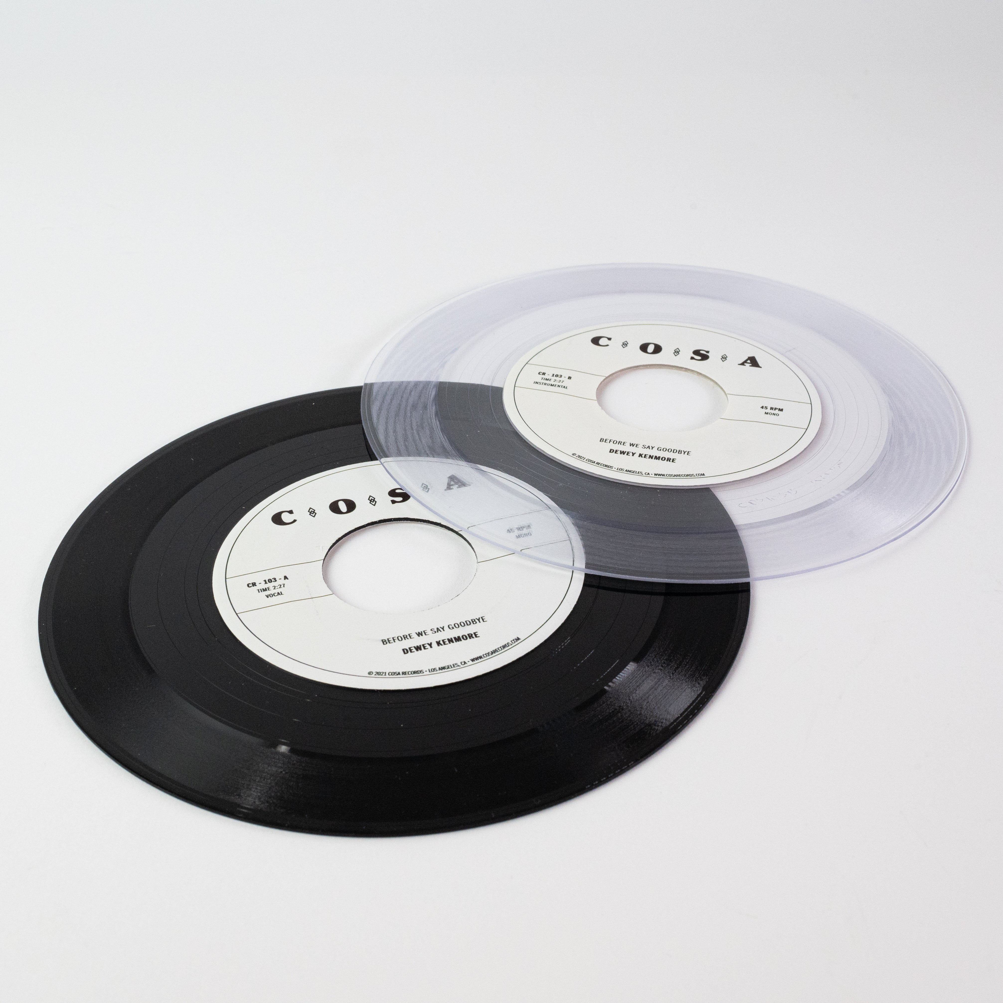 Dewey Kenmore Before We Say Goodbye 7" vinylsingel svart latin soul