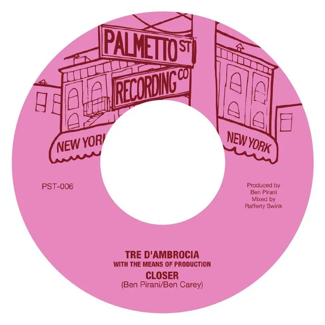 Tre D'Ambrocia Closer vinyl 7" singel funk