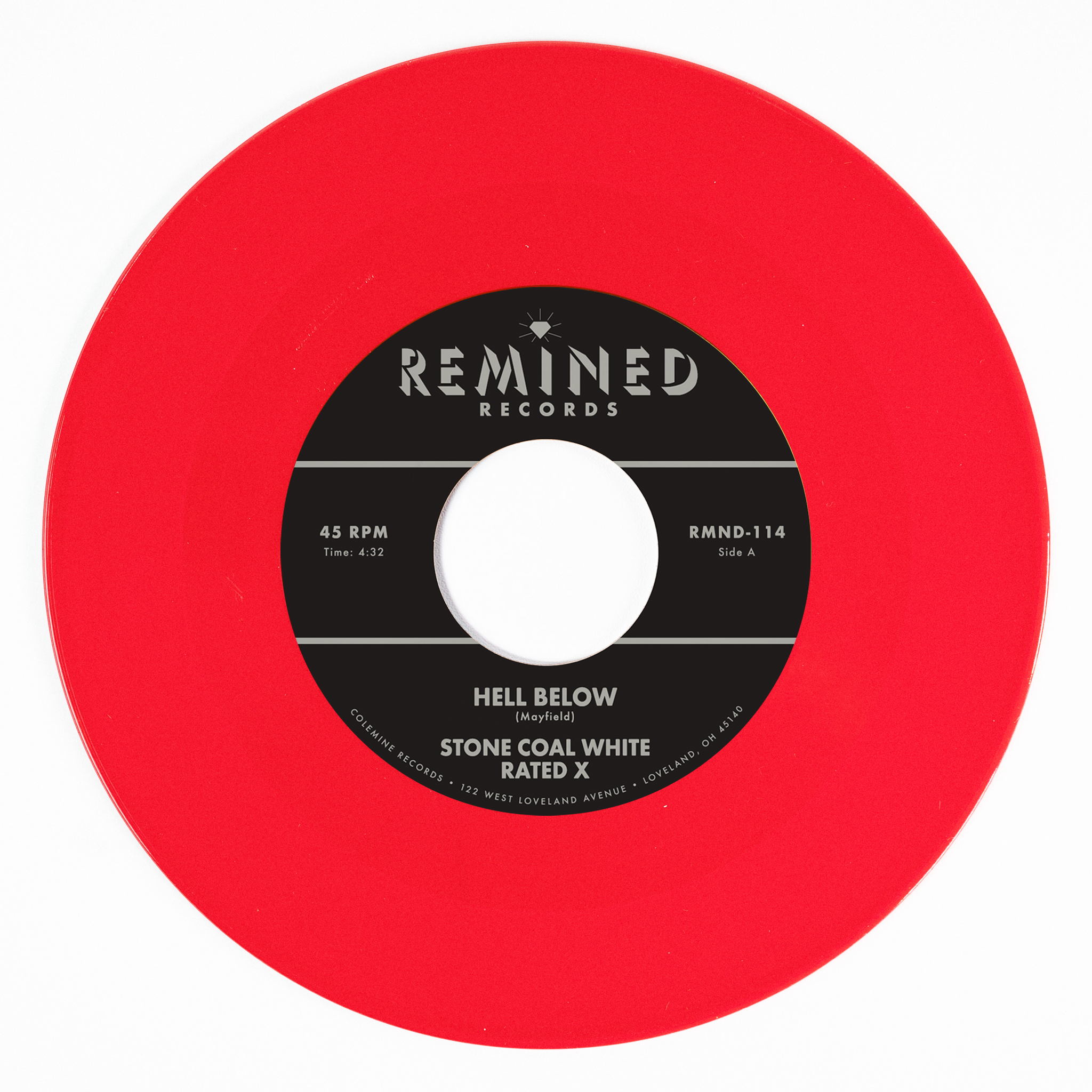 Stone Coal White Hell Below 7" singel rød vinyl