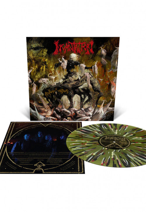 Incantation Profane Nexus LP splatter vinyl grønn