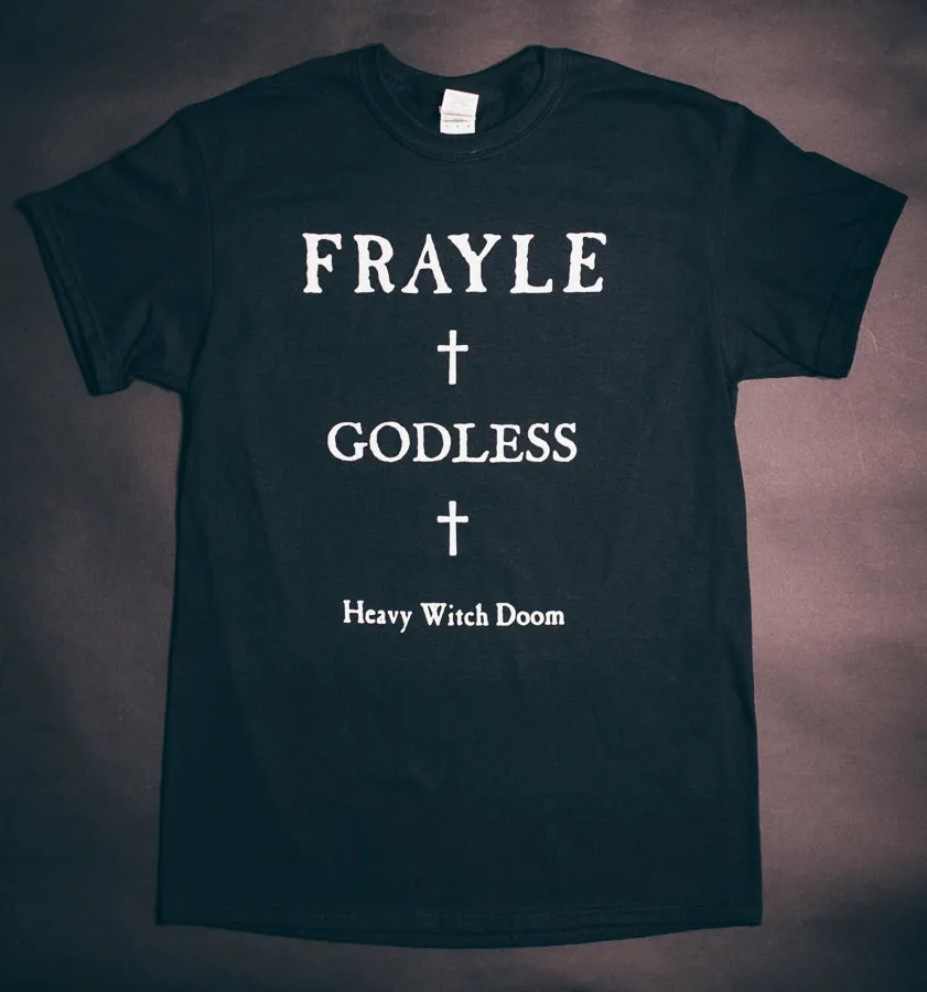 Frayle Godless t-skjorte herre tofarget trykk