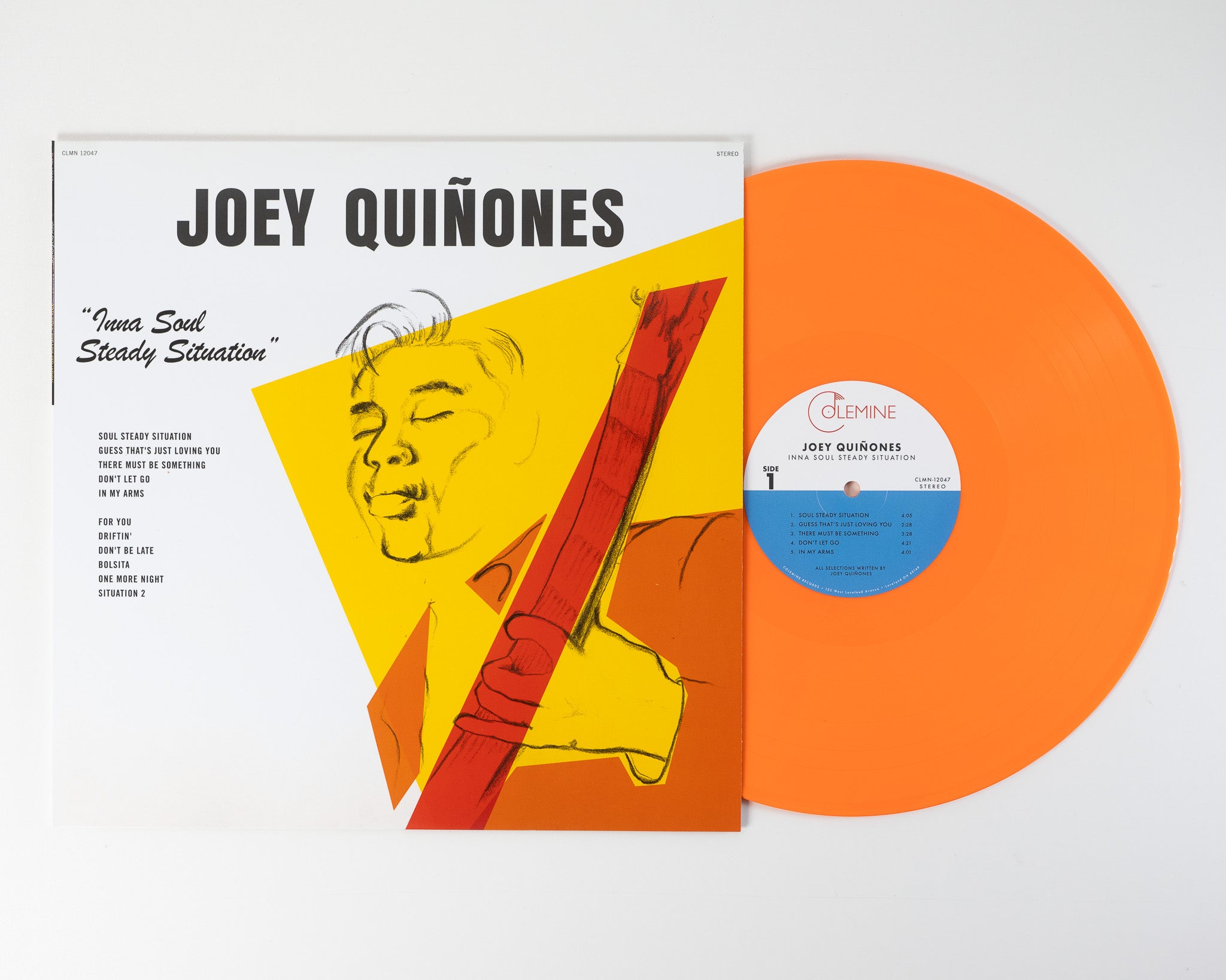 Colemine Joey Quiñones Inna Soul Steady Situation vinyl LP oransje
