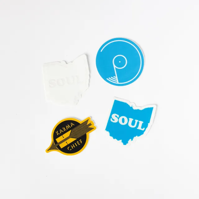 Colemine Sticker Pack klistremerker 4-pakn matte