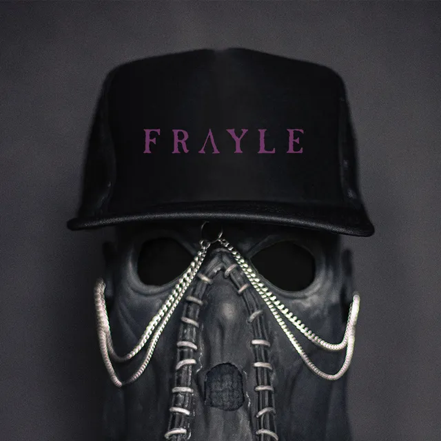 Frayle Logo Snapback caps svart lilla logo