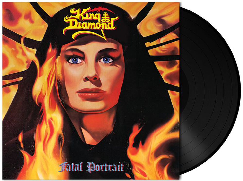 King Diamond Fatal Portrait LP svart vinyl reissue