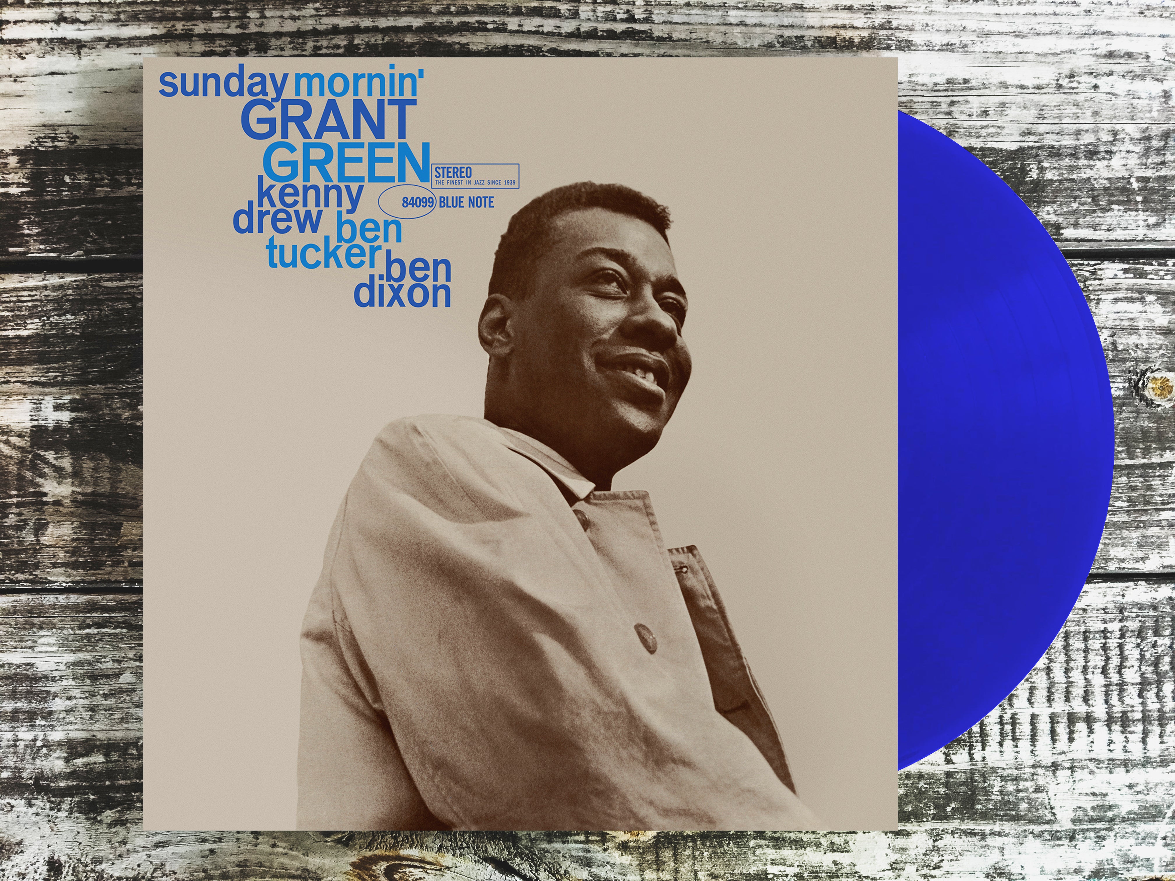 Grant Green Sunday Mornin LP blå vinyl 180g