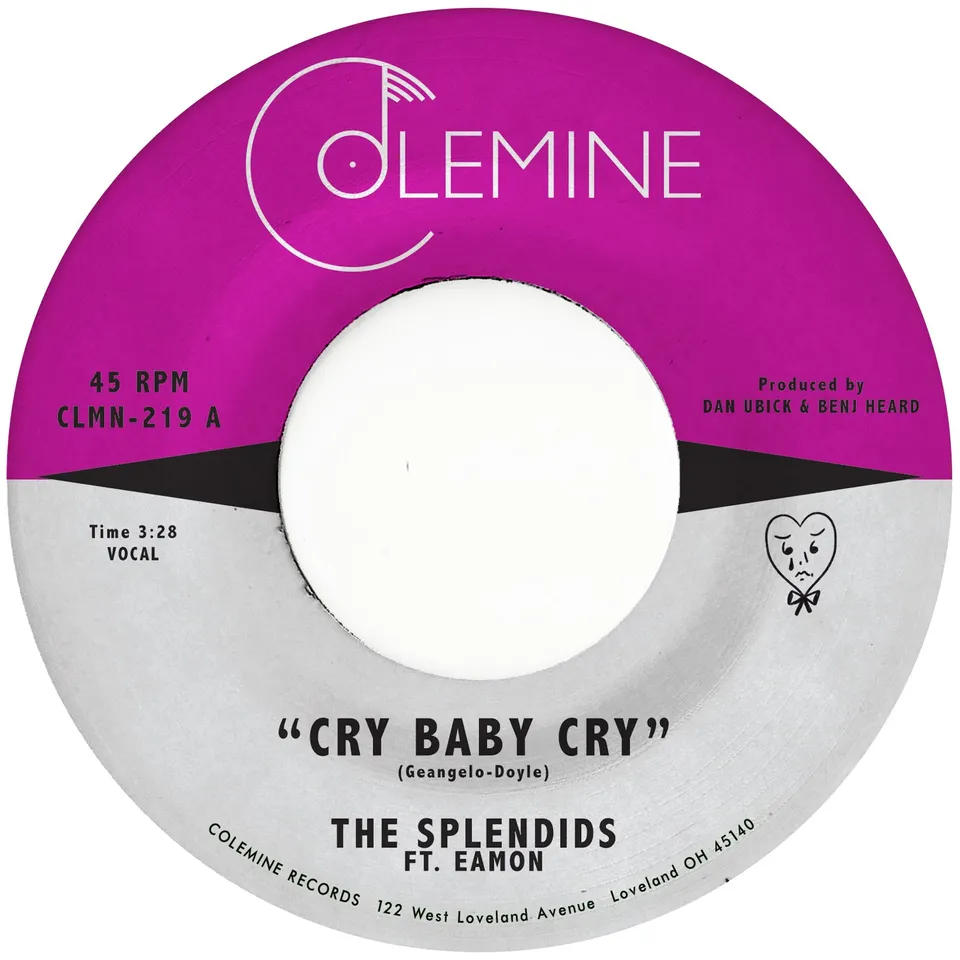 The Splendids Cry Baby Cry 7-tommer Opaque Red doo-wop