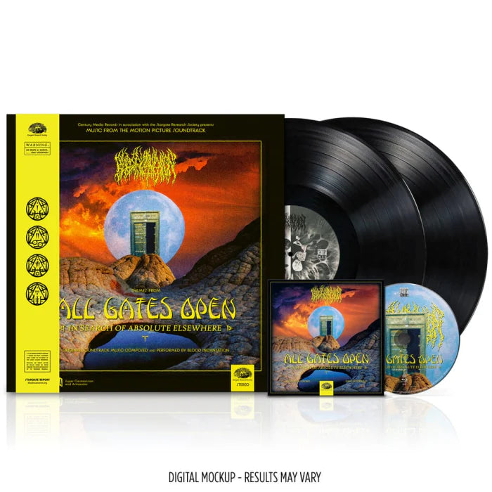 Blood Incantation All Gates Open 2LP + Blu-ray vinyl soundtrack