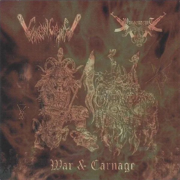 Chainsaw Carnage War & Carnage split-CD 500 eks