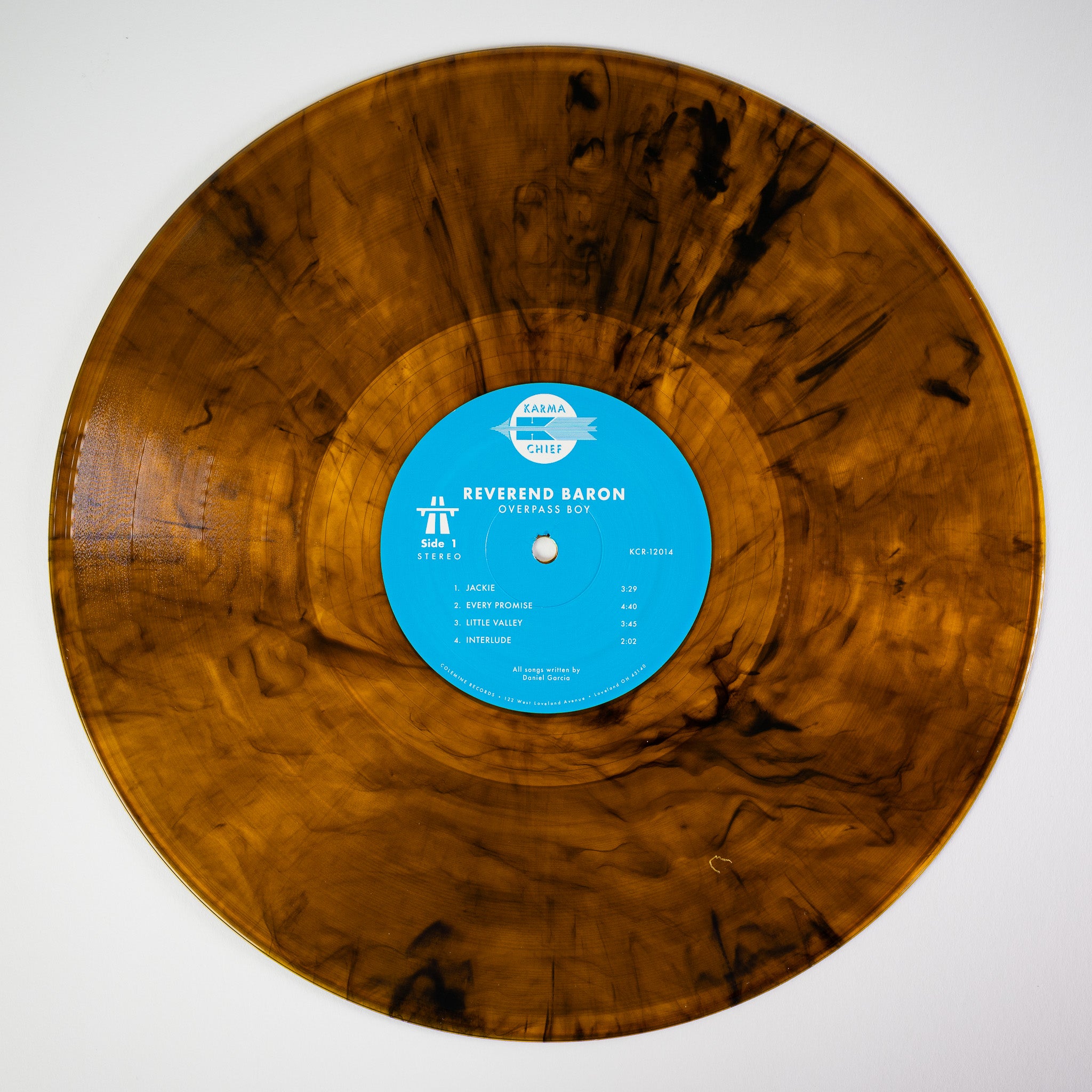 Reverend Baron Overpass Boy vinyl-LP coke clear vinyl