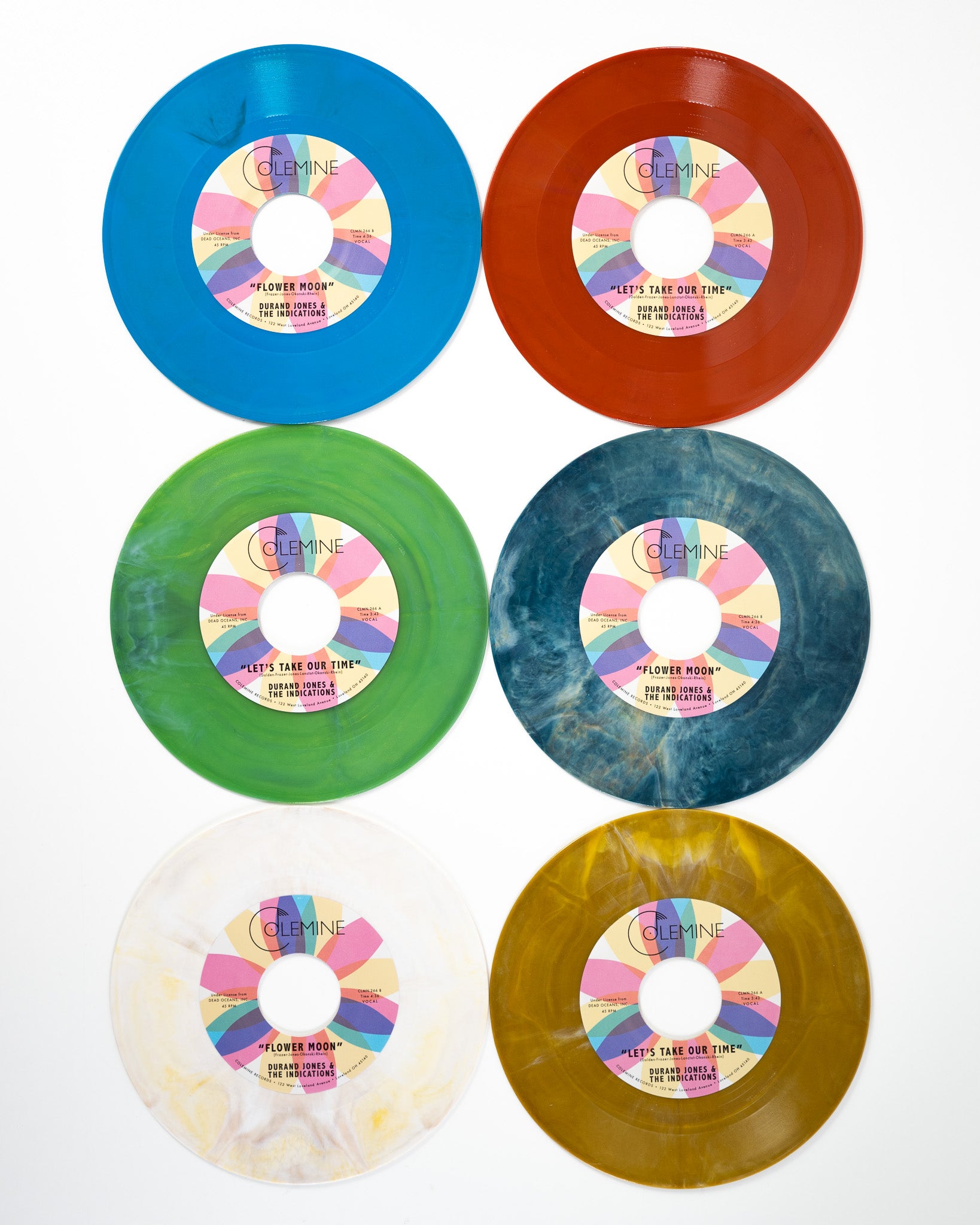 Colemine Durand Jones Let's Take Our Time vinylsingel farget