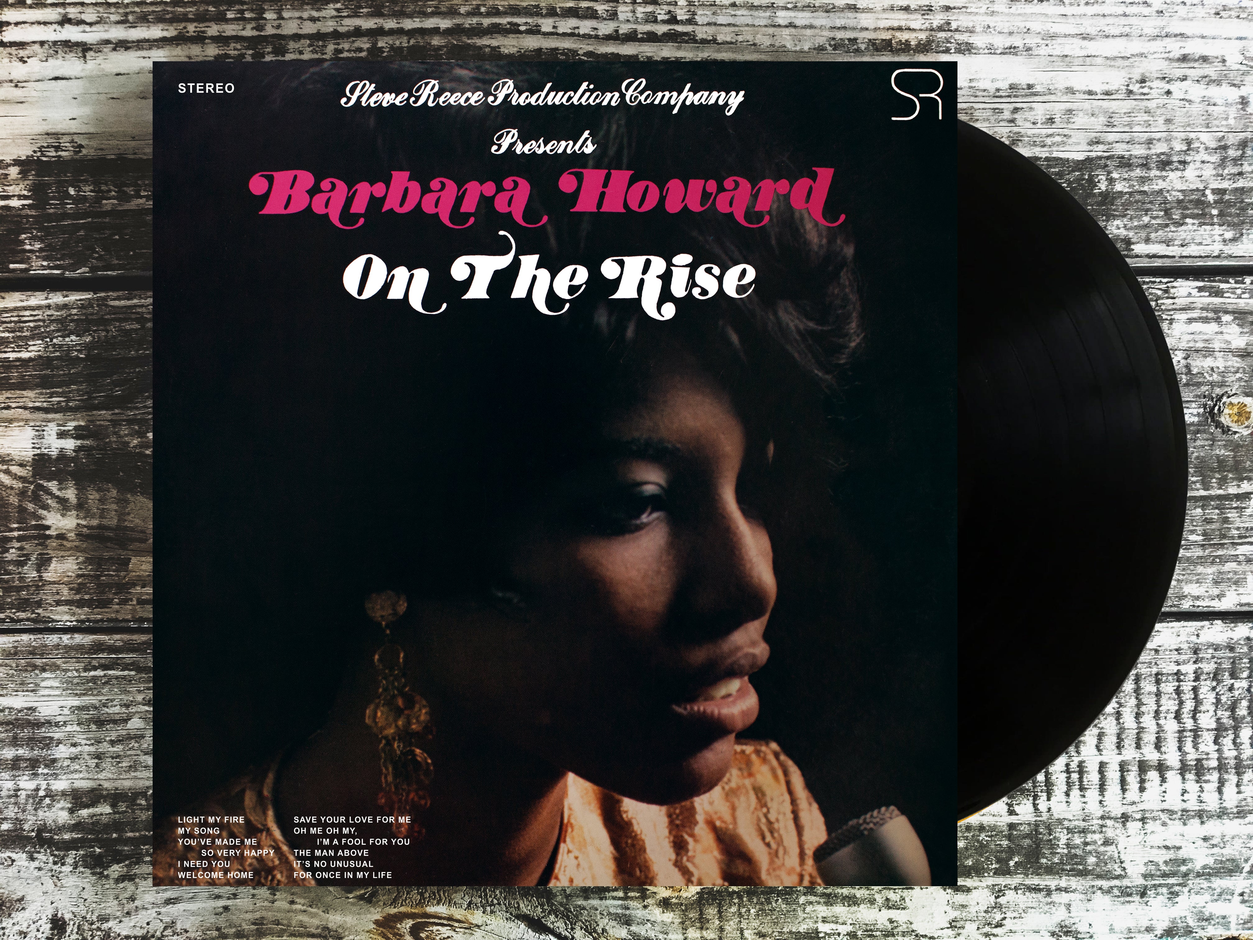 Barbara Howard On The Rise LP svart vinyl soul
