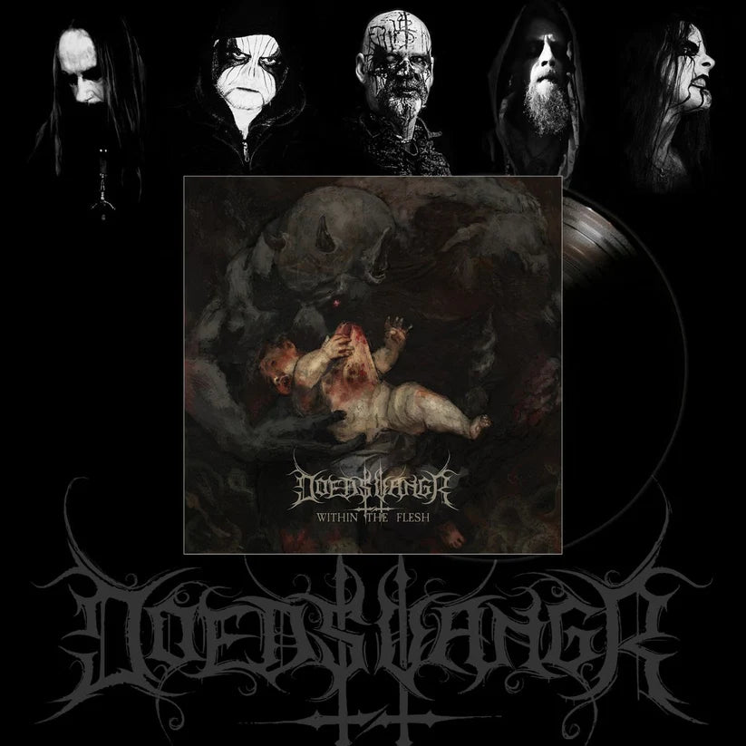 Doedsvangr Within The Flesh LP vinyl svart