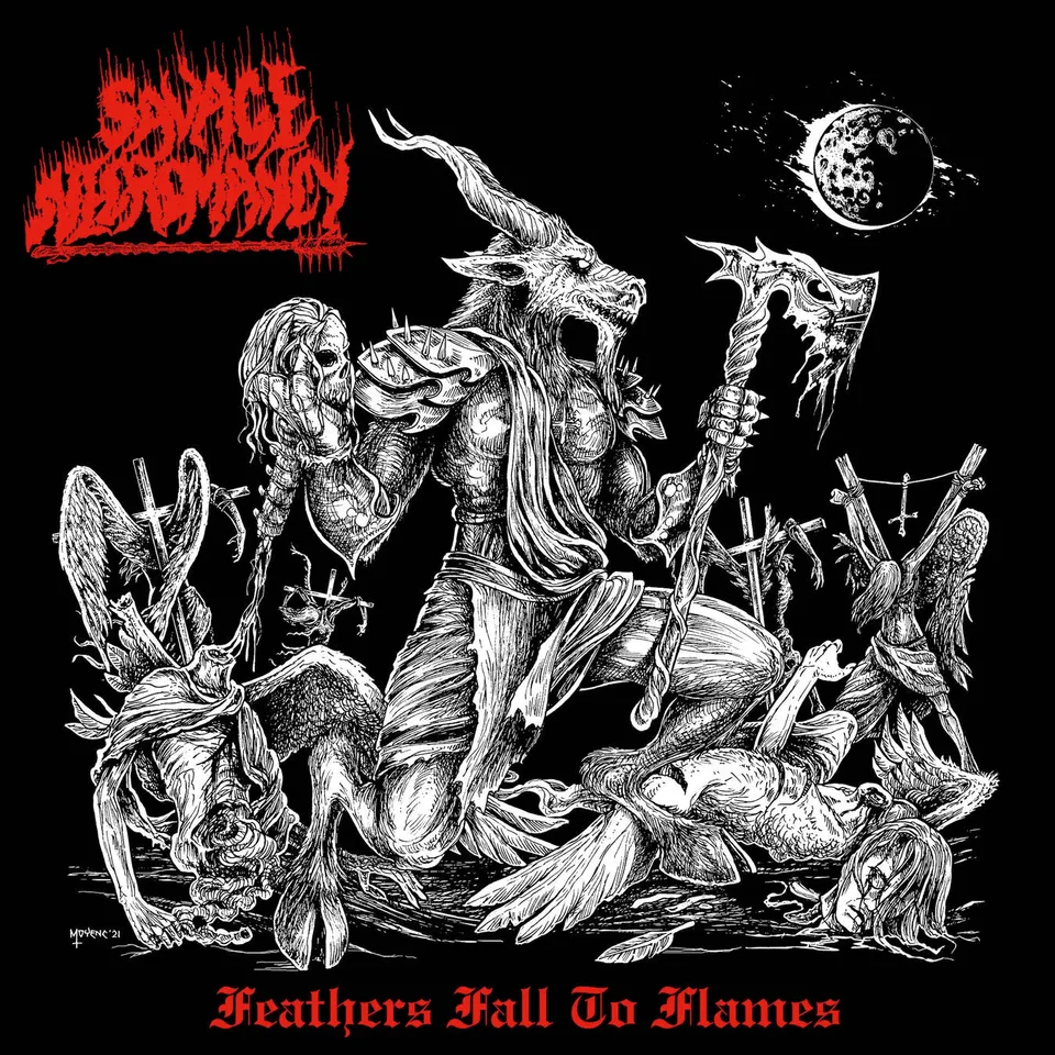 Savage Necromancy Feathers Fall To Flames LP vinyl