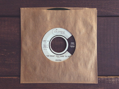 Orgone Do What You Came To Do 7-tommer farget vinyl funk