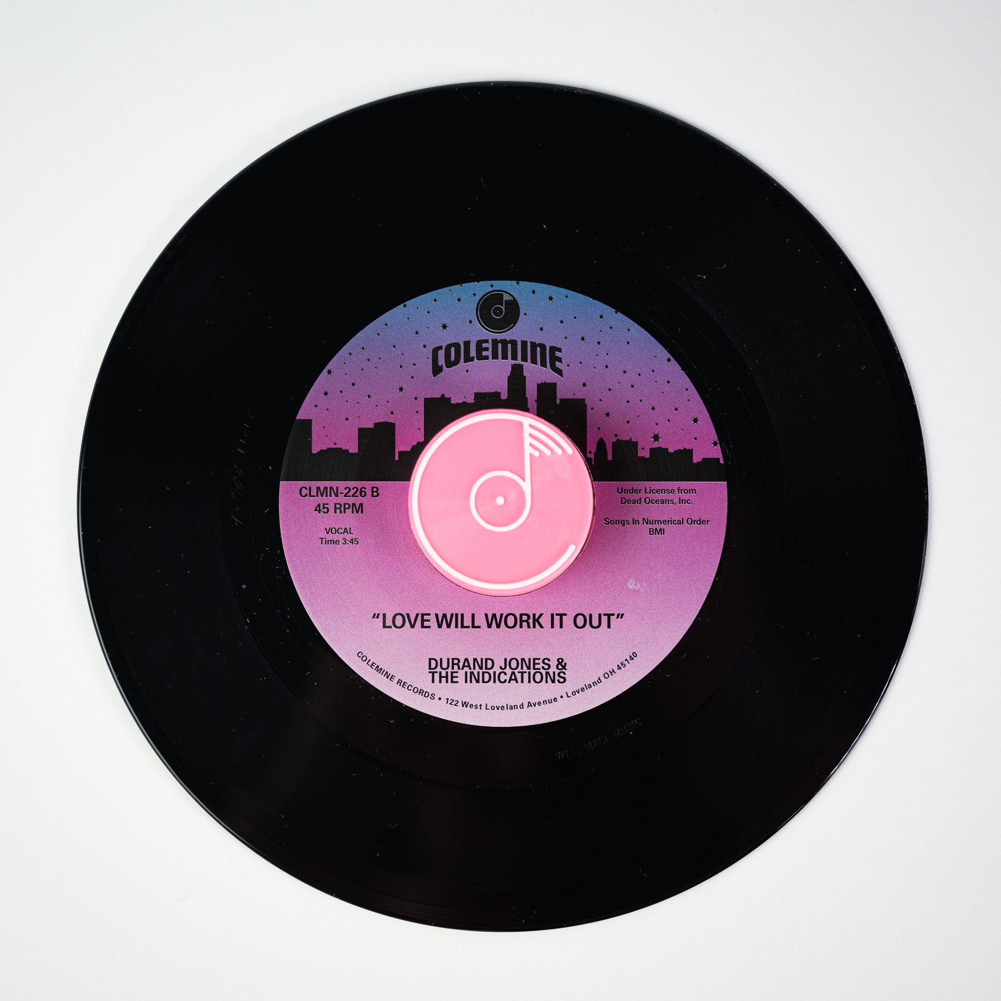 Durand Jones Witchoo Love Will Work It Out 7-tommer blågrønn