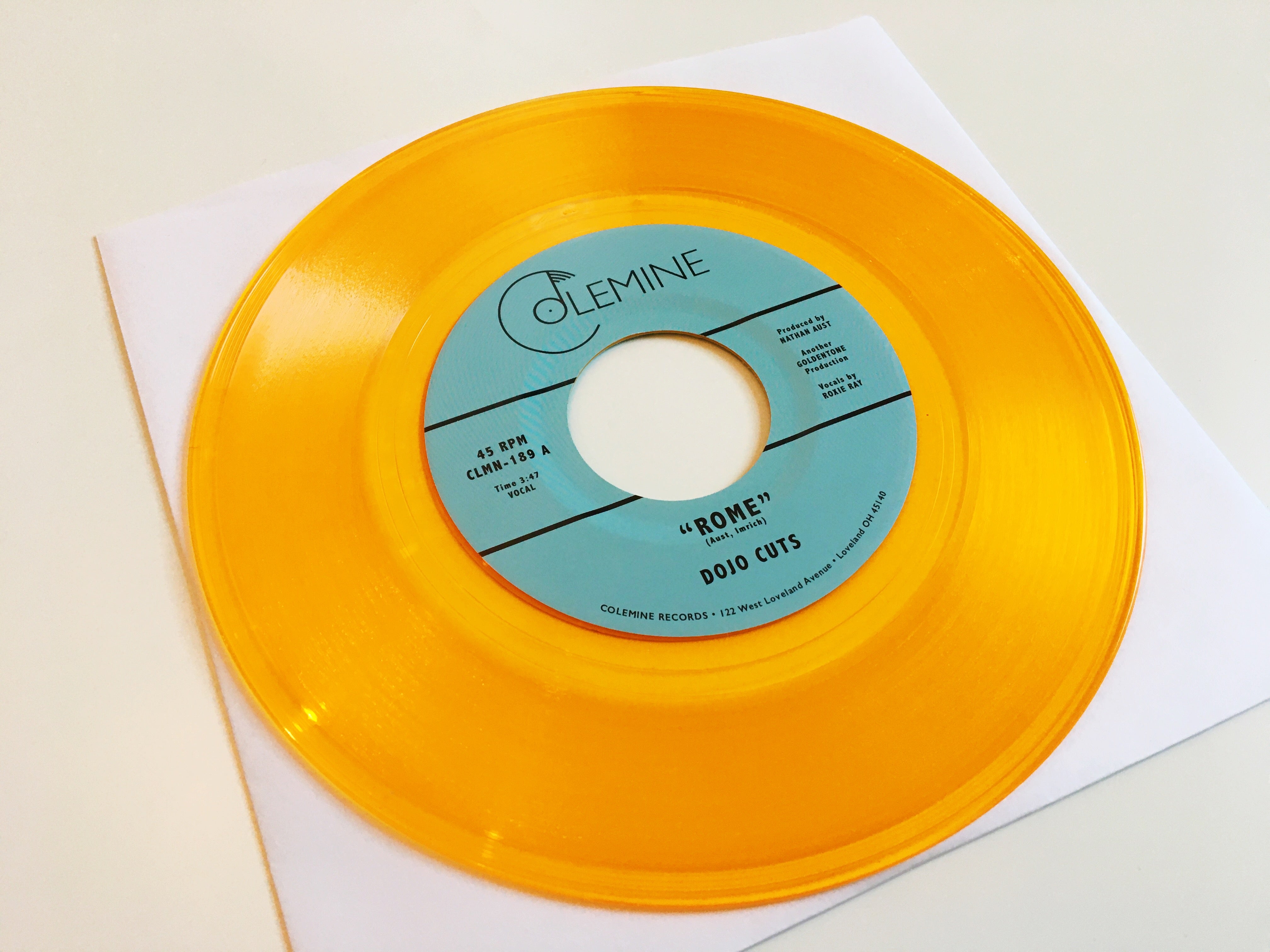 Dojo Cuts Rome 7" vinylsingel gullvinyl soul