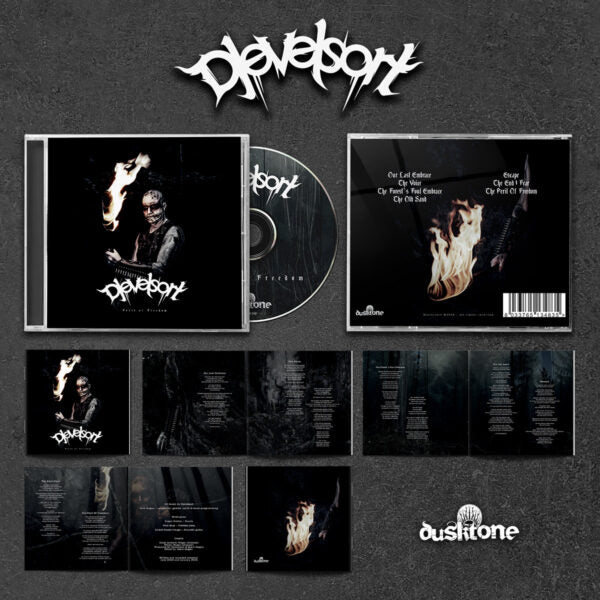 Djevelsort Peril Of Freedom CD black metal jewelcase