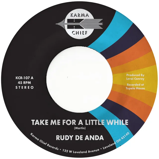 Rudy De Anda Take Me For A Little While 45 farget latin-soul