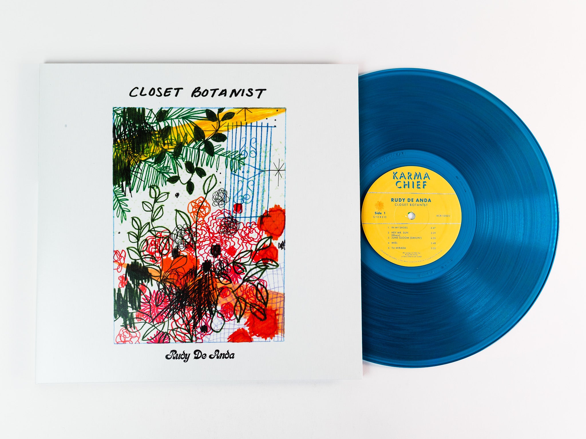Colemine Rudy De Anda Closet Botanist LP vinyl gul