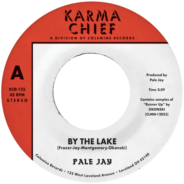 Pale Jay Okonski By The Lake 7" vinyl lake blue