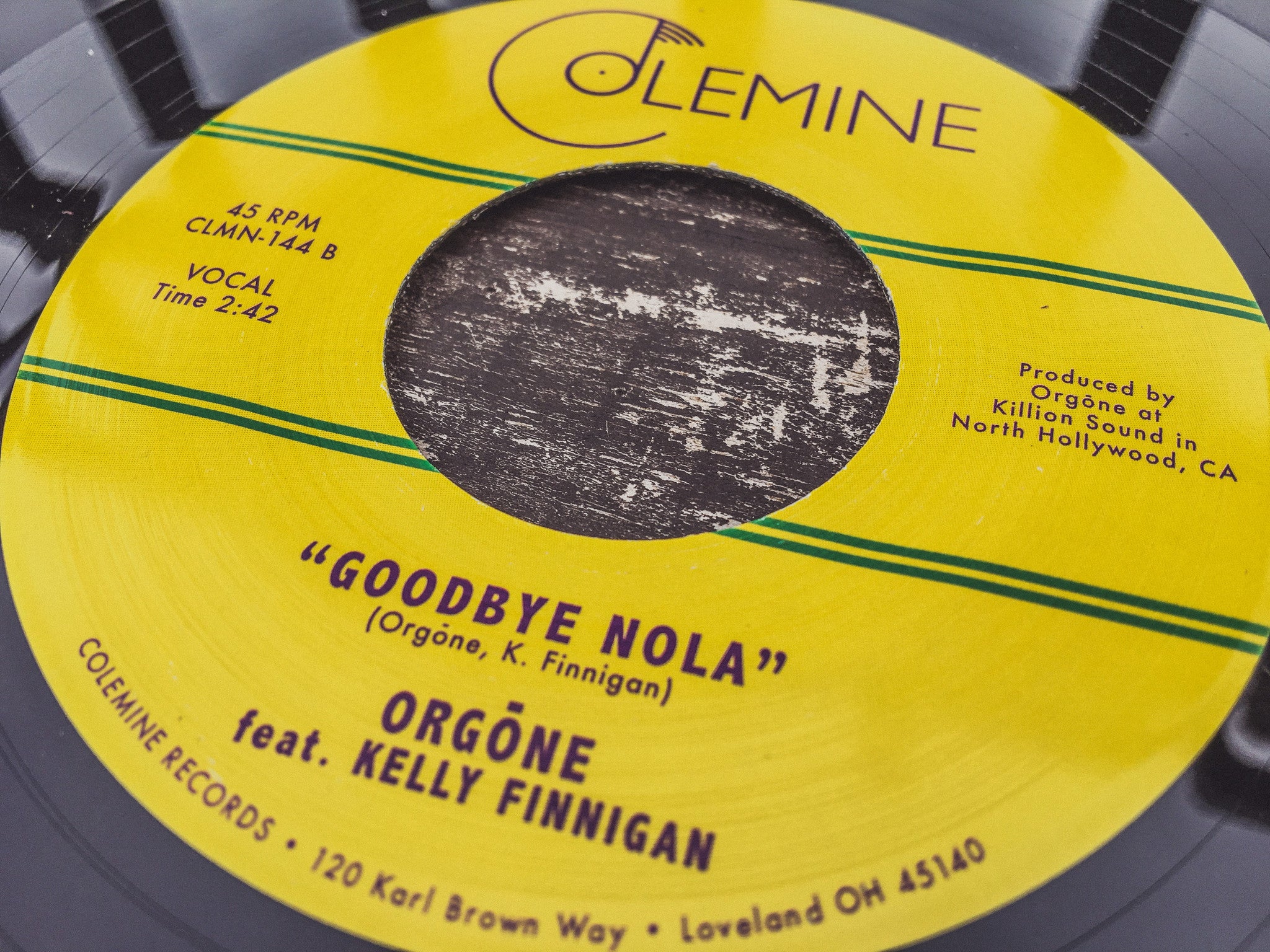 Colemine Orgone I Sold My Heart To The Junkman 7" vinylsingel svart